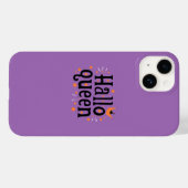Halloween Queen, Halloqueen, Retro Halloween Art Case-Mate iPhone Hülle (Rückseite (Horizontal))