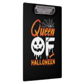 Halloween Queen of Halloween Klemmbrett (Rechts)