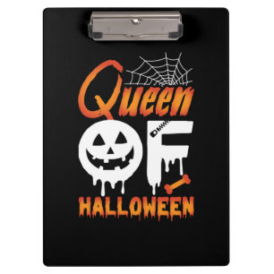Halloween Queen of Halloween Klemmbrett