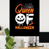 Halloween Queen of Halloween Poster (Heimbüro)