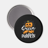 Halloween Queen of Pumpkin Magnet (Vorderseite/Rückseite)