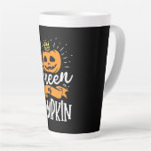 Halloween Queen of Pumpkin Milchtasse (Rechte Ecke)
