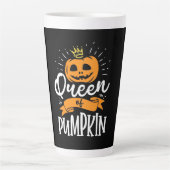 Halloween Queen of Pumpkin Milchtasse (Vorderseite)