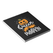 Halloween Queen of Pumpkin Notizblock (angewinkelt)