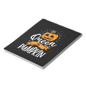 Halloween Queen of Pumpkin Notizblock (Rotiert)