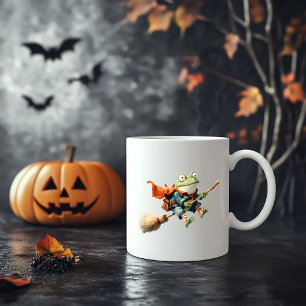 Halloween Quirky Frosch Kaffeetasse