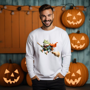 Halloween Quirky Frosch Sweatshirt