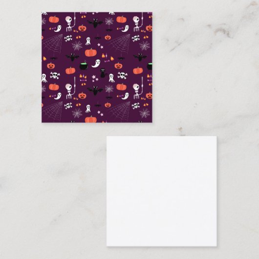 Halloween Rabattkarte (Vorne/Hinten)