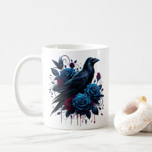 Halloween-Raben-Kaffeetasse Kaffeetasse