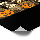 Halloween Raccoon Costumes Ghost Witch Mummy Men W Poster (Ecke)