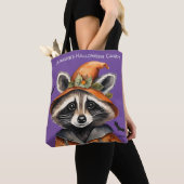Halloween Raccoon Custom Tasche (Von Nahem)