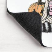 Halloween Raccoon Ghost Mousepad (Ecke)