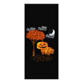 Halloween-Rackkarte Werbekarte (Hinten)