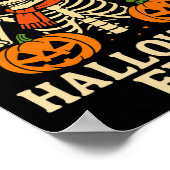 Halloween Radiology Nurse Poster (Ecke)