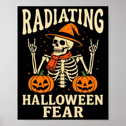 Halloween Radiology Nurse Poster (Vorne)
