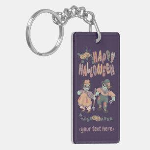 Halloween Rag Doll Zombies (4) - Schlüsselanhänger