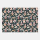 Halloween Rag Doll Zombies Packpapier Geschenkpapier Set (Vorderseite)