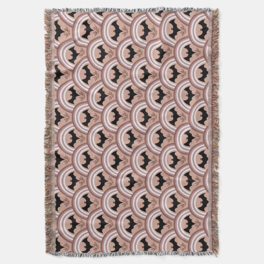 Halloween Rainbow Decke (Vorderseite Vertikal)