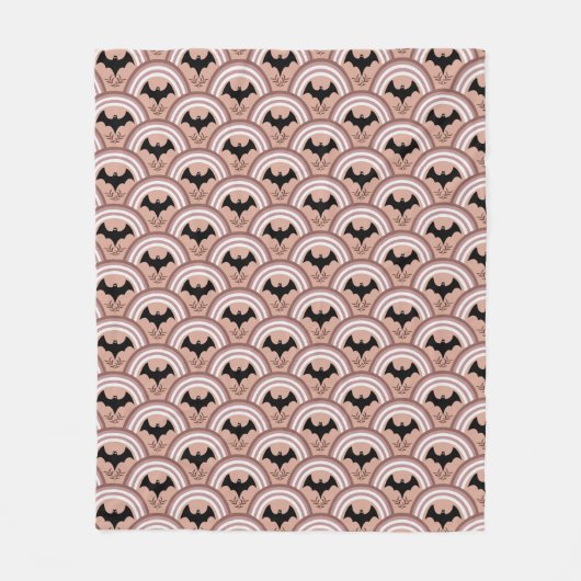 Halloween Rainbow Fleecedecke (Vorderseite)