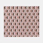 Halloween Rainbow Fleecedecke (Vorderseite (Horizontal))