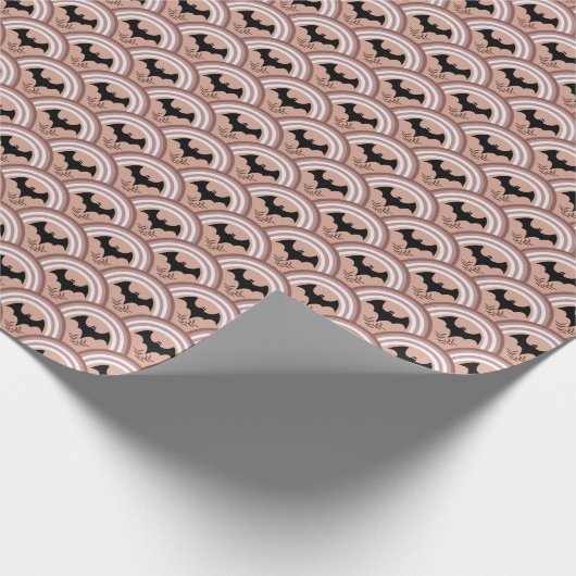 Halloween Rainbow Geschenkpapier (Ecke)