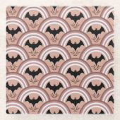 Halloween Rainbow Glasuntersetzer (Vorderseite)