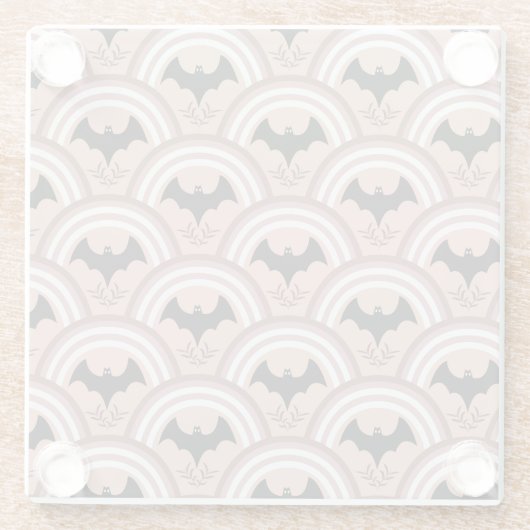 Halloween Rainbow Glasuntersetzer (Rückseite)