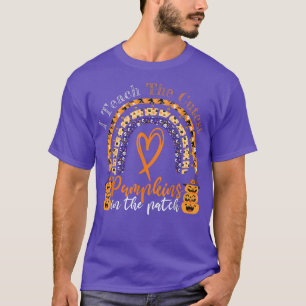 Halloween Rainbow I lehre die Niedlichsten Kürbis  T-Shirt