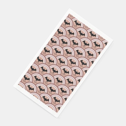 Halloween Rainbow Serviette (Ecke)