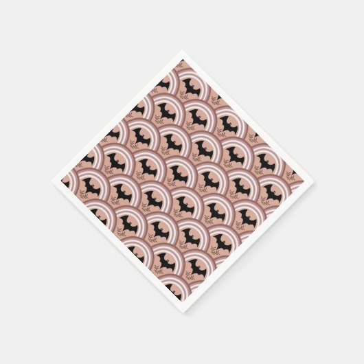 Halloween Rainbow Serviette (Ecke)