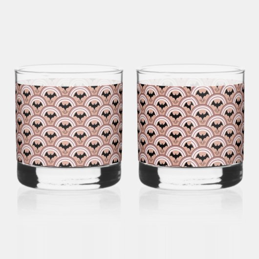 Halloween Rainbow Whiskyglas (Links)