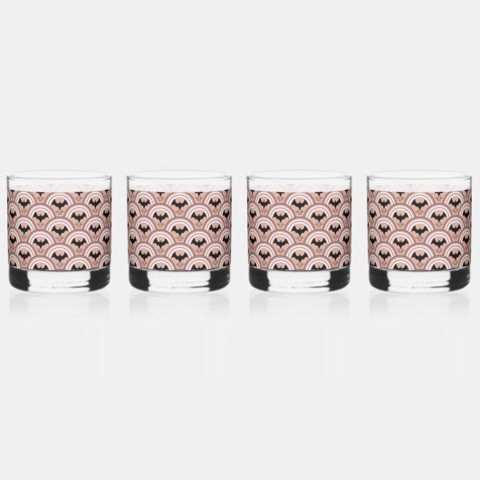 Halloween Rainbow Whiskyglas (Vorderseite)