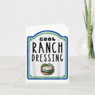 Halloween Ranch Dressing Funny Food Kostüme Men Wo Karte