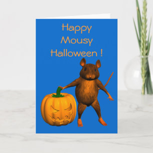 Halloween-Rat Karte