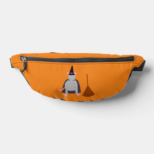 Halloween Rat und Broom Bauchtasche (Ablage )