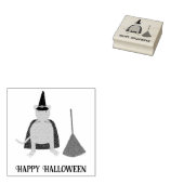 Halloween Rat und Broom Custom Gummistempel (Stempel)