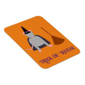 Halloween Rat und Broom Custom Magnet (Rechte Seite)