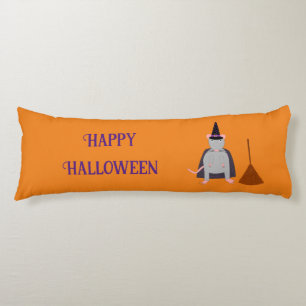 Halloween Rat und Broom Custom Seitenschläferkissen