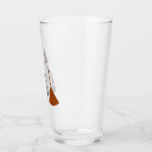 Halloween Rat und Broom Glas (Links)