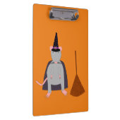 Halloween Rat und Broom Klemmbrett (Rechts)