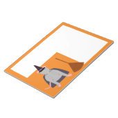Halloween Rat und Broom Notizblock (angewinkelt)