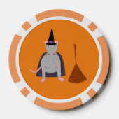 Halloween Rat und Broom Pokerchips (Rückseite)