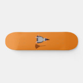 Halloween Rat und Broom Skateboard (Horizontal)