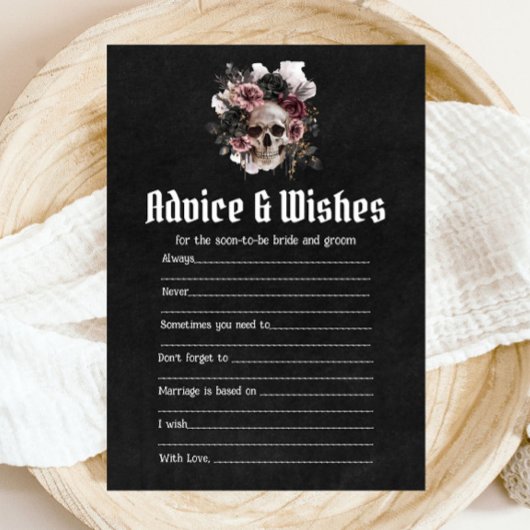 Halloween-Rat und wünscht Brautparty-Spiel Einladung