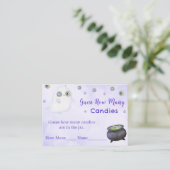 Halloween rät, wie viele Spielekarte Begleitkarte (Stehend Vorderseite)