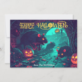 Halloween Ratchelor's Ball Card Einladung