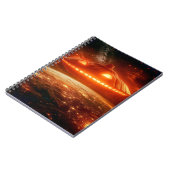 Halloween-Raumschiff Notizblock (Linke Seite)