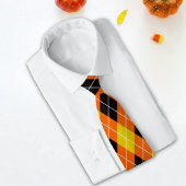 Halloween Raute Muster Krawatte - Klassisches Spoo