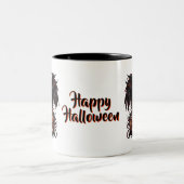 Halloween Raven Coffee Tasse (Mittel)