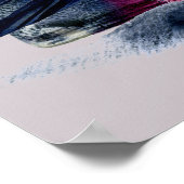 halloween raven magic print poster (Ecke)